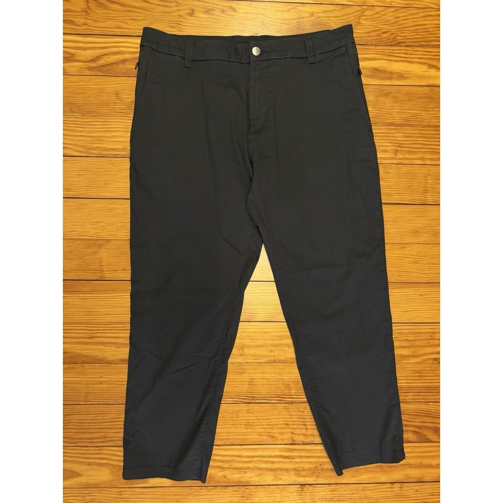 Bird Dogs Mens 34x25 Boom For Your Boomstick Performance Black Lined Golf Pants